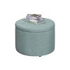 Designs4Comfort Round Shoe Ottoman - Breighton Home - 2 of 4