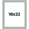 PosterPalooza | Refined Blue Picture Frame - UV Acrylic, Foam Board Backing, Hanging Hardware - 2 of 4