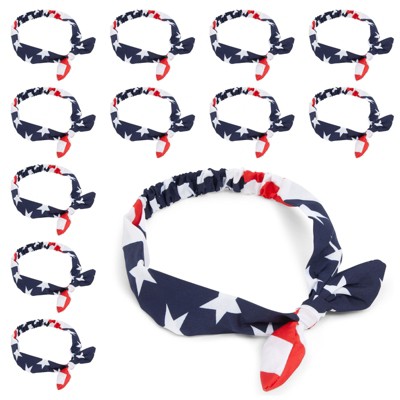 Accessoires Sjaals & omslagdoeken Bandanas American Flag Headband American Flag  bandana/ American flag gift favor /USA flag hand fans July 4th Accessories / 