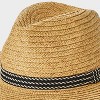 Men's Panama Straw Hat - Goodfellow & Co™ Brown - 4 of 4