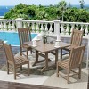 WestinTrends 5 Piece Outdoor Patio Dining Set Outdoor Square Table and Chair Set - 2 of 4