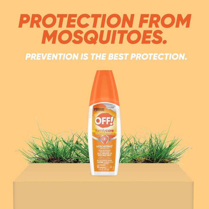 OFF! FamilyCare Mosquito Repellent Unscented - 6oz, 2ct, 4 of 13