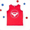The Juniper Shop America Circle Stars Youth Tank Top - 2 of 4