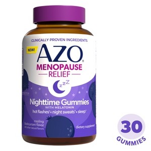 AZO Menopause Nighttime Vegan Multivitamin Gummies - 30ct - 1 of 4