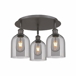 Bella - 3 Light Flush Mount In Industrial Style-10.5 Inches Tall and 17.25 Inches Wide - 1 of 1