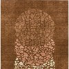 Orange Terra Cotta And Ivory Abstract Washable Indoor Outdoor Area Rug - 4 of 4