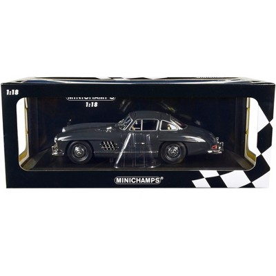1955 Mercedes-Benz 300 SL W198 Dark Gray Limited Edition to 414 pieces Worldwide 1/18 Diecast Model Car by Minichamps