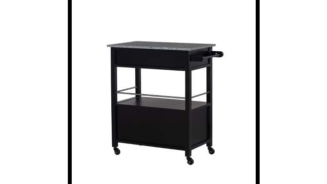 Cameron Kitchen Cart with Granite Top - Linon, 2 of 15, play video