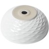 ALFI ABC909 White 17Inch Decorative Round Vessel Above Mount Ceramic Sink - 3 of 4