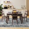 Boho Rugs Non Slip - Machine Washable Floral Area Rug for Living Room, Bedroom - 2 of 4