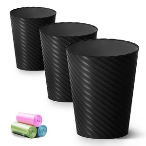 Bathroom Trash Can, with Trash Bags, Bathroom Garbage Can,for Living Room, Bedroom, Office, Kitchen - 1 of 4