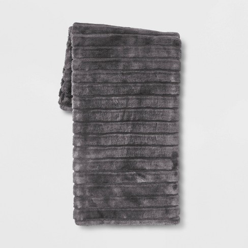 Gray best sale soft blanket