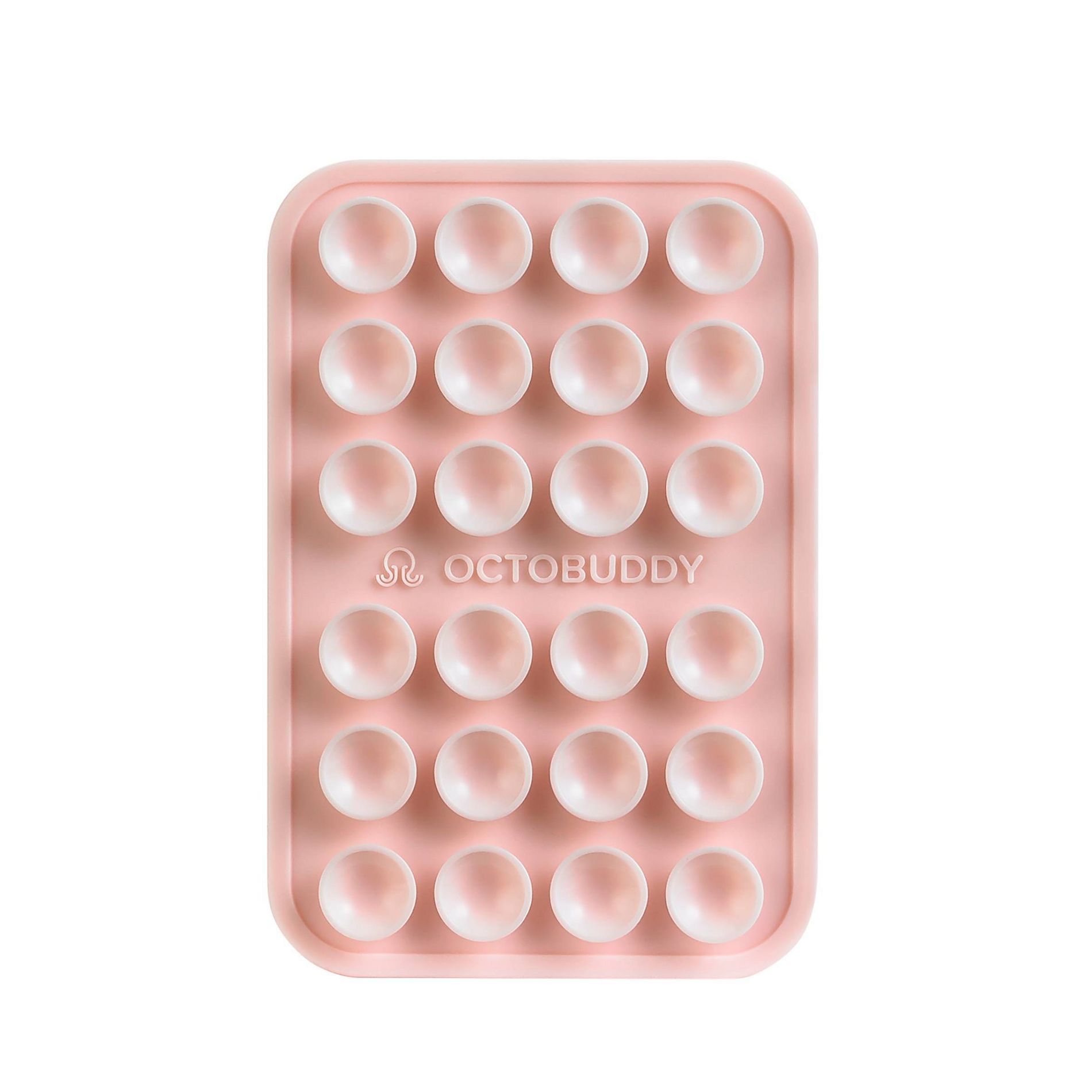 Octobuddy Silicone Suction Cup Phone Case Mount Classic - Chalk Pink
