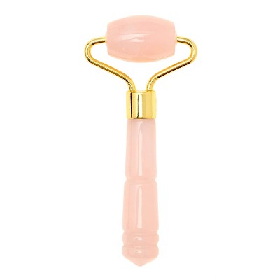 Mei Apothecary Mini Rose Quartz Facial Roller Beauty Tool