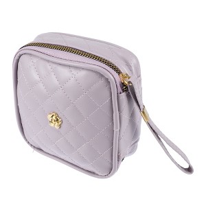 Unique Bargains Women's Durable Floral Makeup Bag 1 Pc - 1 of 4