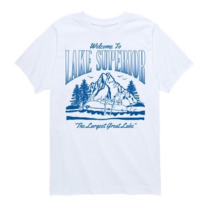 Boys' - Peanuts - Welcome To Lake Superior Snoopy And Woodstocks Short Sleeve Graphic T-Shirt - 1 of 4