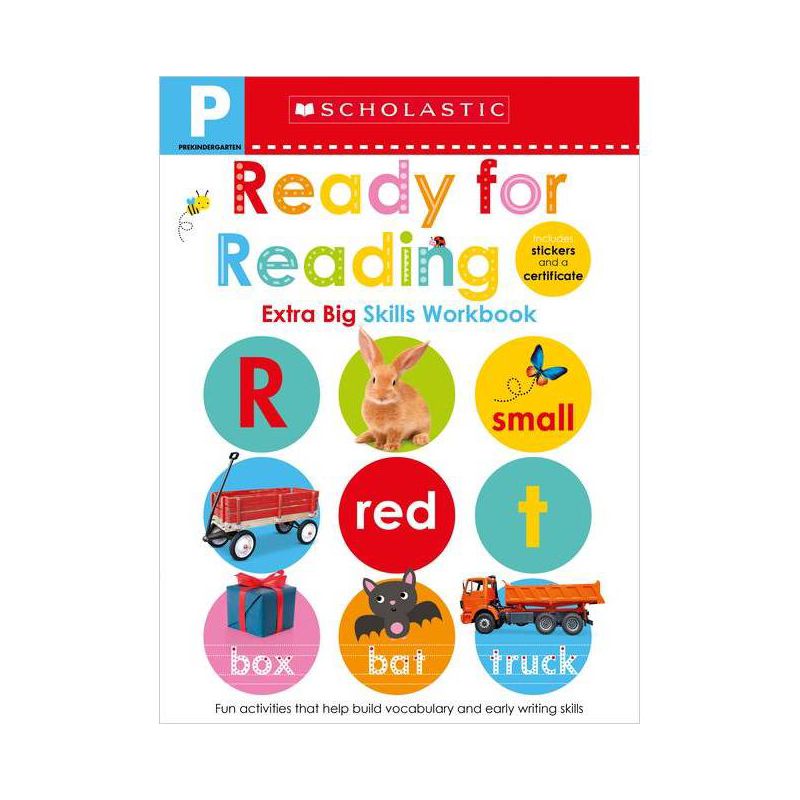 Prek Extra Big Skills : Ready for Reading Workbook - by Scholastic (Paperback), 1 of 2