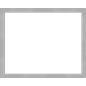 Amanti Art Vista Brushed Nickel Narrow Framed Magnetic Dry Erase Board - 1 of 4