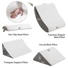 Dyonery 4-Piece Adjustable Wedge Pillow Set Memory Foam Support for Back, Legs & Post-Surgery Recovery - 2 of 4