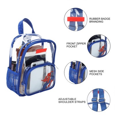 Spider-Man Classic Heroic Pose Clear 10" Adult Mini Backpack — фото 4
