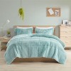 PAGED Comforter Set 3 Piece Poly Clipped Chenille Bedding Comforter Sets with 2 Shams - 4 of 4