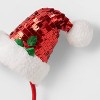 Sequined Santa Hat Headband - Wondershop™ - image 3 of 3