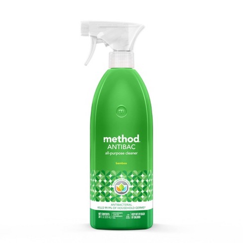 Method Bamboo Cleaning Products Antibacterial Cleaner Spray Bottle