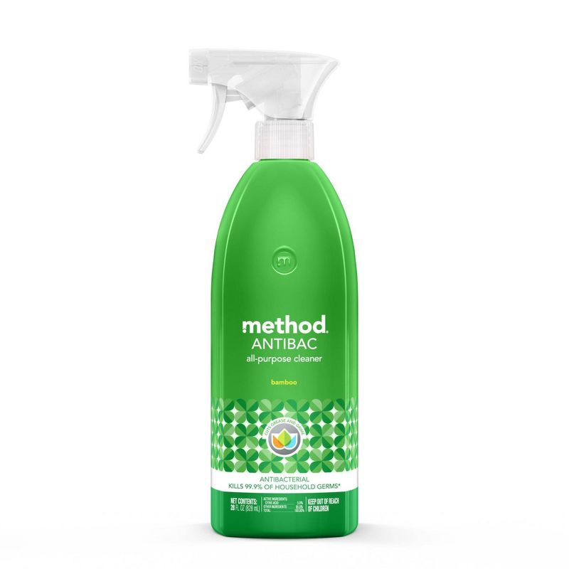 Method Bamboo Cleaning Products Antibacterial Cleaner Spray Bottle - 28 fl oz, 1 of 10