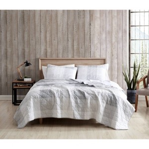 Eddie Bauer Boulder Plaid Reversible Quilt & Sham Set - 1 of 4