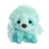 Aurora Small Minty Sloth Mini Flopsie Adorable Stuffed Animal Blue 8" - 2 of 4
