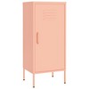 VidaXL Storage Cabinet Pink 16.7"x13.8"x40" Steel - 2 of 4