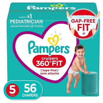 Pampers Cruisers 360 Diapers Super Pack - Size 5 - 56ct
