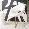 Aliena Accent Chair - ACH7501A - Ivory/Gold - Safavieh - 2 of 4