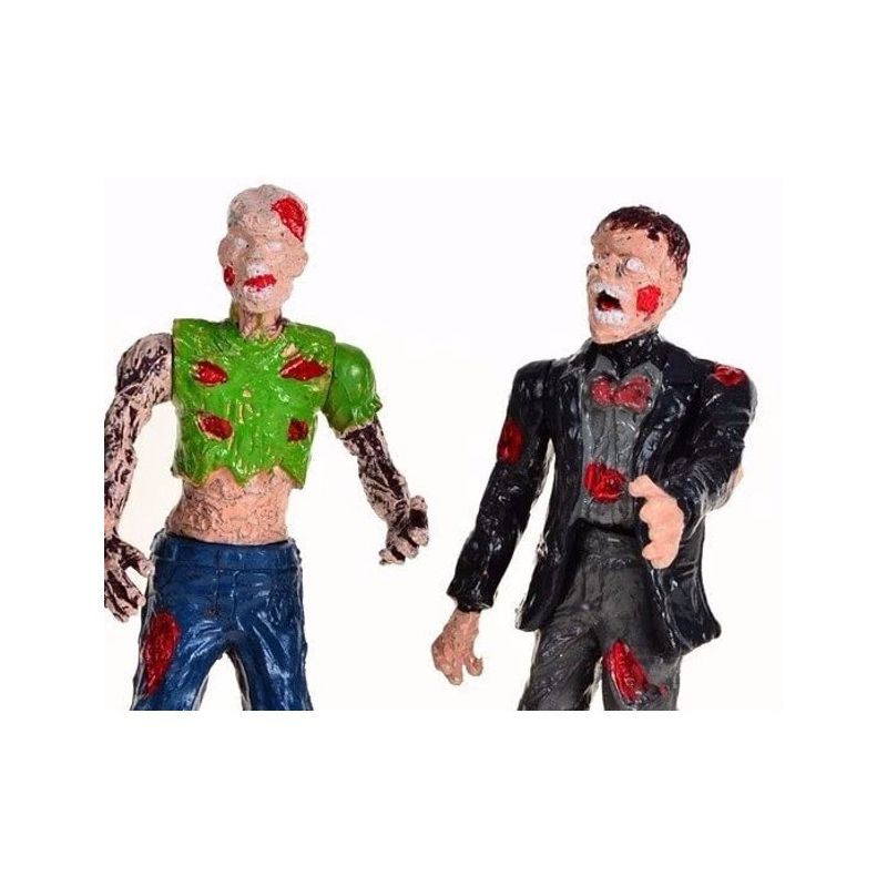 Ready! Set! Play! Link Zombie Action Figures With Movable Joints - Pack of 6, 3 of 5