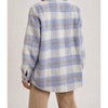 Women's Ella Brushed Flannet Shacket - BluIvy - 3 of 4
