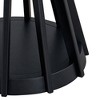 CAVINAS Round Dining Table 47.24" Wooden Dining Table for 4 with Sturdy Pedestal - 2 of 4
