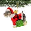 Kurt S. Adler 3.5 Inch Dog In Santa Suit Christmas Best Friend Tree Ornaments - 3 of 3