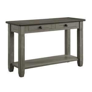 NicBex Antique Style Narrow Console Table with Storage,Entryway Table with 2 Drawers & Bottom Shelf,Foyer Table for Hallway,Living Room - 1 of 4