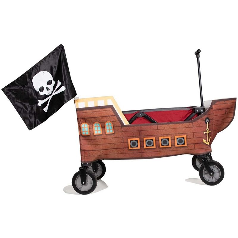 Seeing Red Foam Pirate Ship Wagon Cover | One Size, 1 of 2