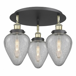 Geneseo - 3 Light Flush Mount In Industrial Style-9.5 Inches Tall and 17.75 Inches Wide - 1 of 1