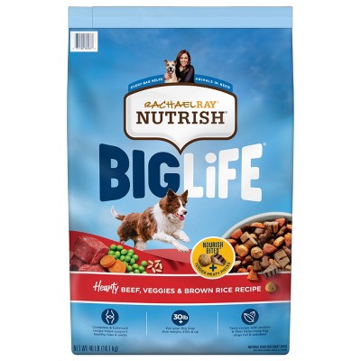 Rachael Ray Nutrish Dish Food for Dogs, Super Premium, Chicken & Brown Rice Recipe with Veggies & Fruit - 11.5 lb