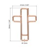 Unique Bargains Cross-Shaped Metal Prevent Tearing Pages Home Office Paper Clip 20 Pcs - 2 of 4