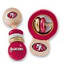BabyFanatic Wood Rattle 2 Pack - NFL Las Vegas Raiders - Officially  Licensed Baby Toy Set