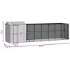 vidaXL Bird Cage Anthracite 416.5 x 103 x 142 cm Galvanized steel - 4 of 4