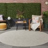 Nourison Positano Solid Indoor Outdoor Rug - 2 of 4