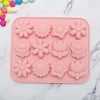 Unique Bargains Chocolate Mould 12-Cavity Sunflower Tulip Floral Candy Mould Hand Wash 6.06"x5.04"x0.55" 1 Pc - 2 of 4