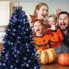 NicBex Pre-Lit Christmas Tree Halloween Xmas Artificial Tree with 2156 Branch Tips, 500 Lights for Home, Shops, Black - 3 of 4