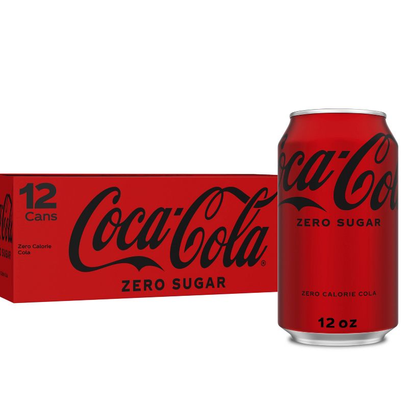 Coca-Cola Zero Sugar - 12pk/12 fl oz Cans, 1 of 8