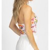 Women's CORAL FLORAL ONE SHOULDER TOP - DO+BE - 4 of 4