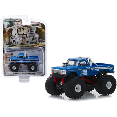 1978 Ford F-250 Monster Truck  "Above N Beyond" Blue "Kings of Crunch" Series 4 1/64 Diecast Model Car by Greenlight